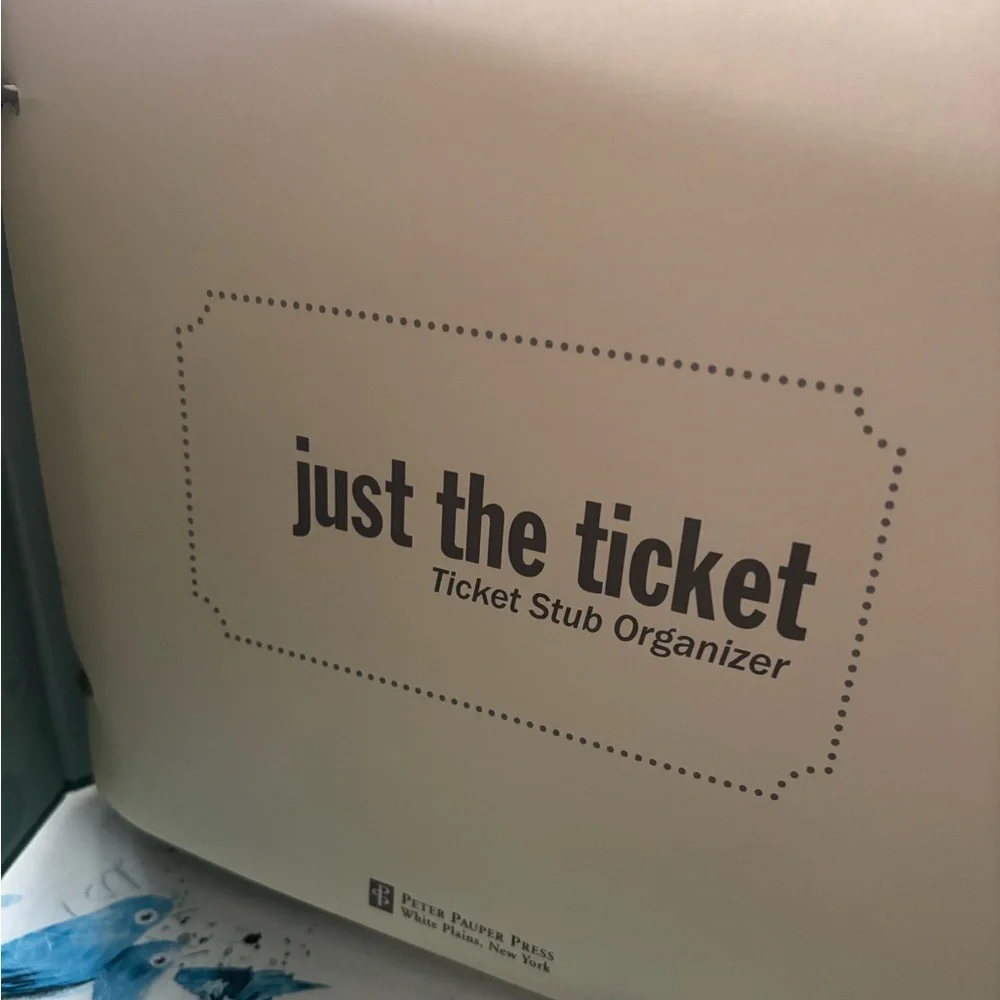 Just the Ticket Stub Organizer - Colorful Design